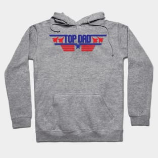 Top Dad Top Gun Logo Hoodie